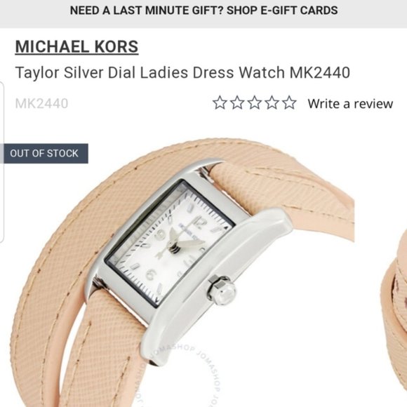 Michael Kors Women’s Taylor Pink Blush Wrap Watch - Picture 4 of 9